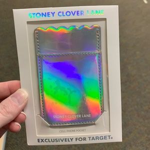 *sold* Stoney Clover Lane Iridescent Phone Pocket
